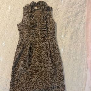 Animal print dress